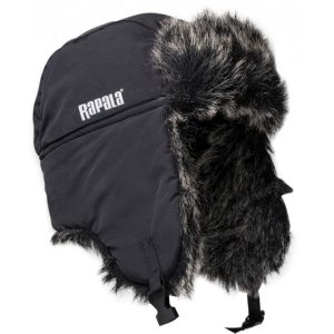 Žieminė kepurė-ausinė Rapala Trapper Hat Black
