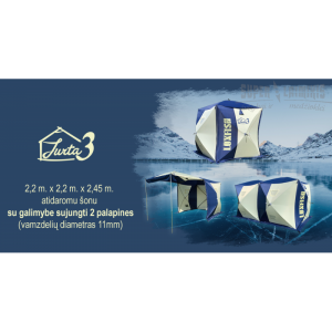 Žieminė palapinė – kubas Luxfish Jurta 3 220 x 220 x 245 cm