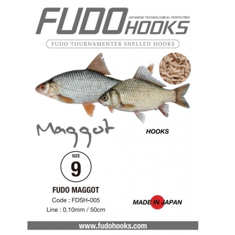 FUDO kabliukai su pavadėliu "Maggot" - Image 5