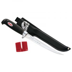 Peilis su galąstuvu Rapala Soft Grip Fillet 19cm