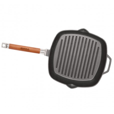 Ketaus grill keptuvė su nuimama rankena be dangčio BIOL - Image 2