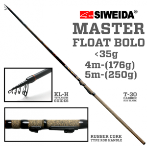 SIWEIDA meškerė SWD-MASTER FLOAT BOLO 4,00m up to 35g