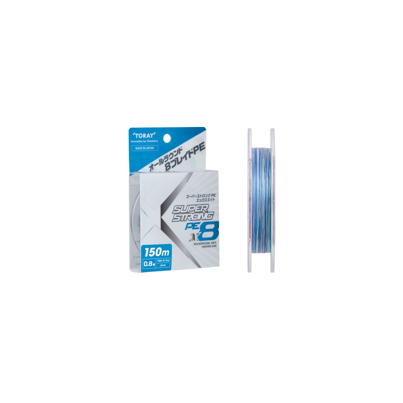 TORAY pintas valas Super Strong PE 150m Multi Color