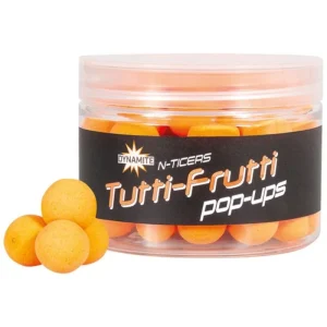 DYNAMITE BAITS boiliai N-Ticers Pop Up Tutti-Frutti , 12mm , 15mm