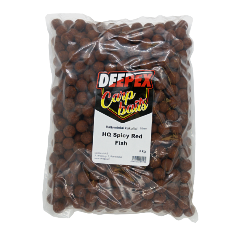 Deepex Boiliai HQ Spicy red fish 20mm 3kg