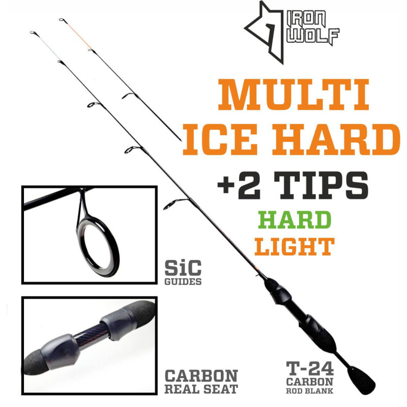 Žieminis Spiningėlis Iron Wolf Multi Ice Hard 75cm